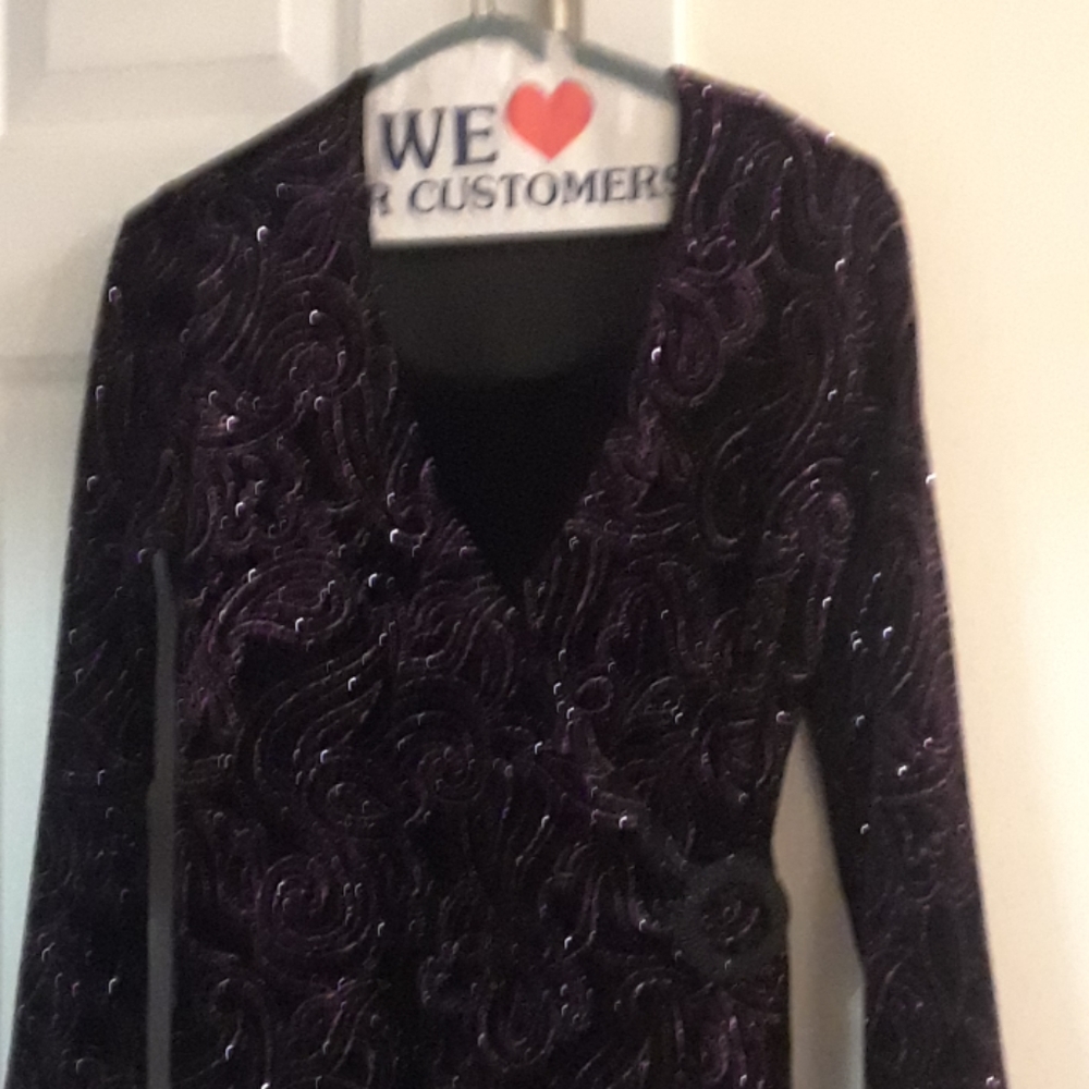 Velvet sparkle top